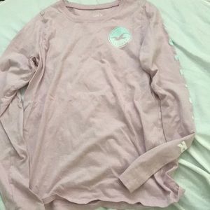 Long sleeve graphic Hollister shirt